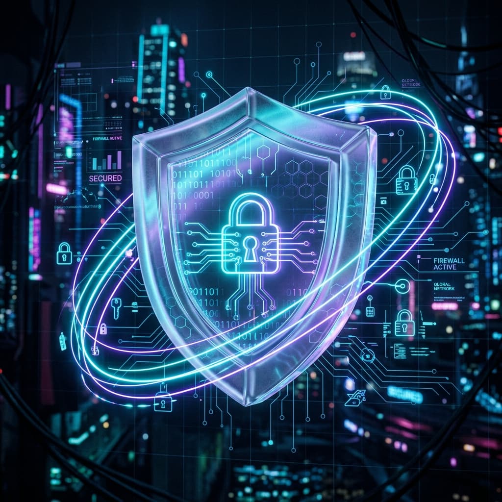 Ingeniero de ciberseguridad monitoreando red empresarial